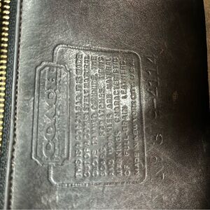 Vintage Coach Brown Leather Bag